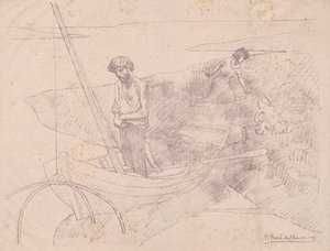 Den stakkels fisker af Pierre Puvis de Chavannes