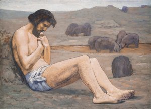 Den fortabte søn, ca. 1879 (olie på linned) af Pierre Puvis de Chavannes
