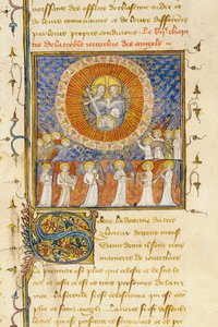 Detalje af en side fra "The Properties of Things" af Englænderen Bartholomew, i den franske oversættelse af Jean Corbechon, ca. 1390