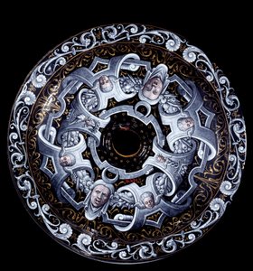 Enamaille flad bagside tilskrevet Pierre Reymond (aktiv 1537-efter 1584) 1569. Paris, Louvre Museum