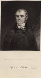 Portræt af Marie Francois Xavier Bichat af Pierre Roch Vigneron