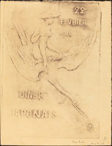 Woman and Swan, 22. februar 1912, Diner Japanese (Woman and Bird, 22. februar 1912, J