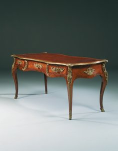 Louis XV fladt skrivebord