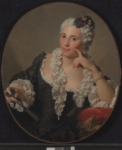 Portræt af Anne-Marie Zina Durand de Lironcourt (olie på lærred) af Pierre Subleyras
