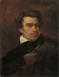 Selvportræt af Pierre Van Hanselaere