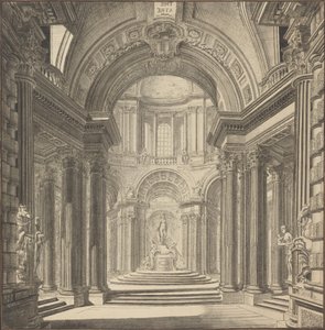 Indersiden af et tempel af Pierre Varin