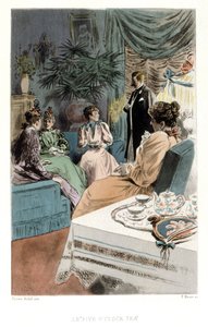 illustration til "Kvinden i Paris" af Pierre Vidal