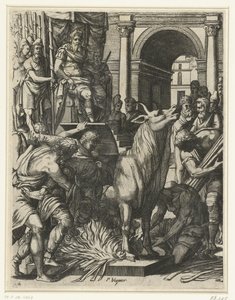Tyren fra Phalaris af Pierre Woeiriot (II)