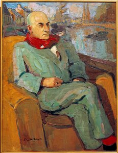Portræt af Max Jacob (1876 - 1944). Maleri af Pierre De Belay (1890-1947), 20. århundrede. Orleans, Musee des Beaux Arts.