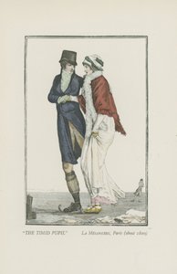 Timid elev, Paris (omkring 1800) af Pierre de La Mesangere