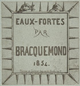 Raderinger af Bracquemond, 1854. af Pierron et Delâtre