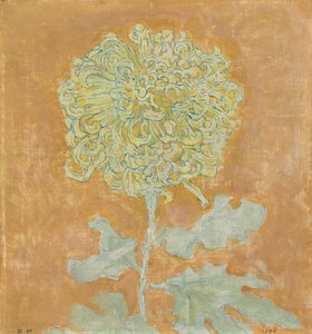 Krysantemum af Piet Mondrian