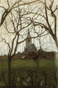 Landsbykirke (Dorfkirche); Jacobs Kirke, Winterswijk af Piet Mondrian