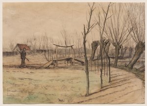 Landskab ved Loosduinen af Piet Mondrian