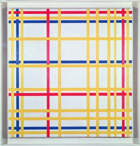 New York City I af Piet Mondrian