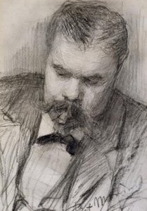 Portræt af Frits Mondrian, 1898, af Piet Mondrian