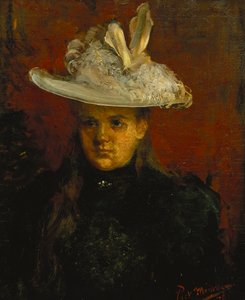 Princesje, ca. 1898 (olie på lærred) af Piet Mondrian
