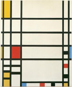 Trafalgar Square af Piet Mondrian
