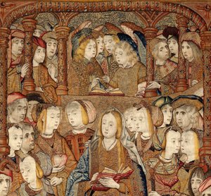 Triumfer for Guds Moder eller Guldspurve, ca. 1500-02 (tæppe)