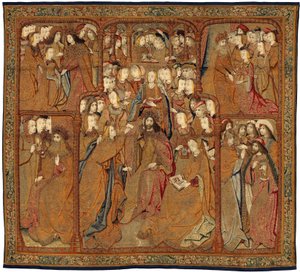 Triumfer for Guds Moder eller Guldspurve, ca. 1500-02 (tæppe)