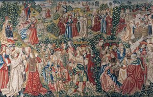 Lignelsen om arbejderne i vingården, ca. 1500 (tæppe)