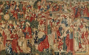Lignelsen om arbejderne i vingården, ca. 1500 (tæppe)
