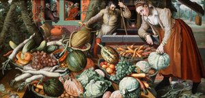 Markedsscene af Pieter Aertsen