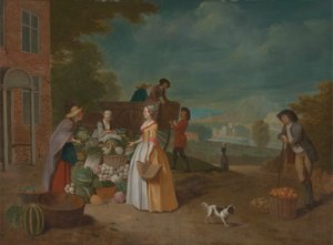Grøntsagssælgeren af Pieter Angillis