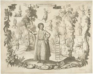 Akrobater og vandrere af Pieter Balthasar Bouttats