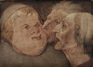 Striden mellem karneval og fastelavn af Pieter Bruegel d.Æ.