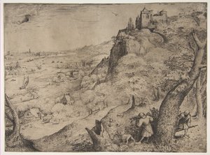 Kaninjagten, 1560. af Pieter Bruegel the Elder