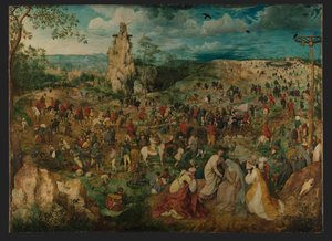 Processionen til Golgata af Pieter Brueghel the Elder