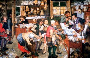 Lejedag, c1584-1638 af Pieter Brueghel the Younger