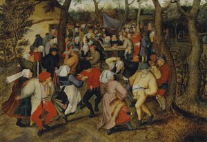 Bryllupsdansen af Pieter Brueghel the Younger