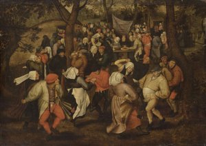 Bryllupsdansen af Pieter Brueghel the Younger