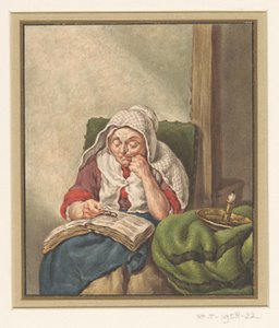Hans mor læser i Bibelen