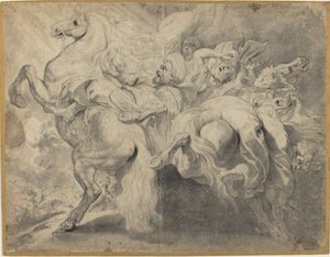 Sankeribs nederlag af Pieter Claesz Soutman and Sir Peter Paul Rubens