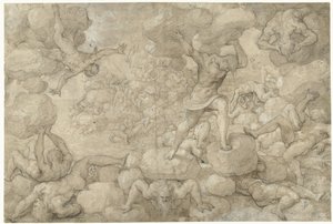 Jætternes fald af Pieter Coecke van Aelst (I)