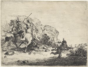 ridekamp af Pieter Cornelisz. Verbeeck