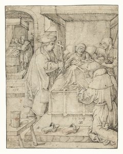 At tage sig af de syge Works of Mercy (serietitel) af Pieter Cornelisz. genaamd Kunst