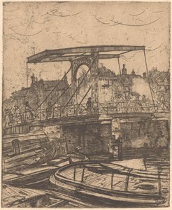 Skinny Bridge i Amsterdam af Pieter Dupont