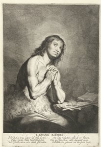 Sankt Johannes Døberen S. Ioannes Babtista (titel på objekt) af Pieter Fransz de Grebber