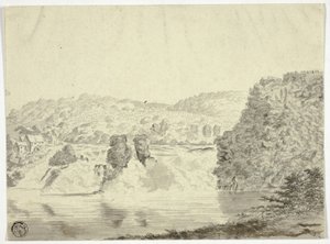 Rhone-vandfaldet nær Schafhausen