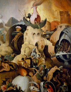 Last Judgment, ca 1554, maleri af Pieter Huys (ca 1520-ca 1584), olie på panel