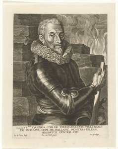 Portræt af Johann Tserclaes, greve af Tilly af Pieter I Jode de