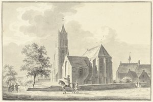 Kirke og rådhus i Heukelom