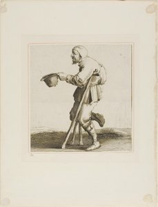 Lame Beggar Asking for Alms, fra T is al verwart-gaern (Det er allerede forvirrende) af Pieter Jansz. Quast