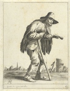 Spedalsk tigger Beggars and Farmers (serietitel) af Pieter Jansz Quast