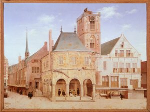 Gammelt rådhus i Amsterdam af Pieter Saenredam, Holland