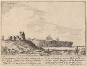 Ruinerne af Assemburg Slot af Pieter Jansz Saenredam